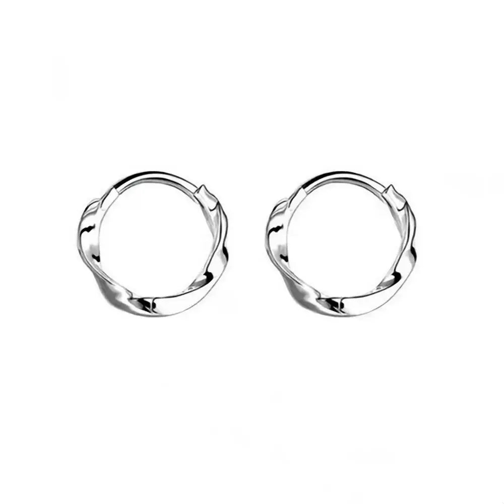 Mariasz Minimalist New Hot Sell Trendy Plated Gold Color Circle Earrings for Women Ear Hoop Earring Classic Jewelry
