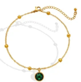 Stainless Steel Bohemian Style Personalized Anklet