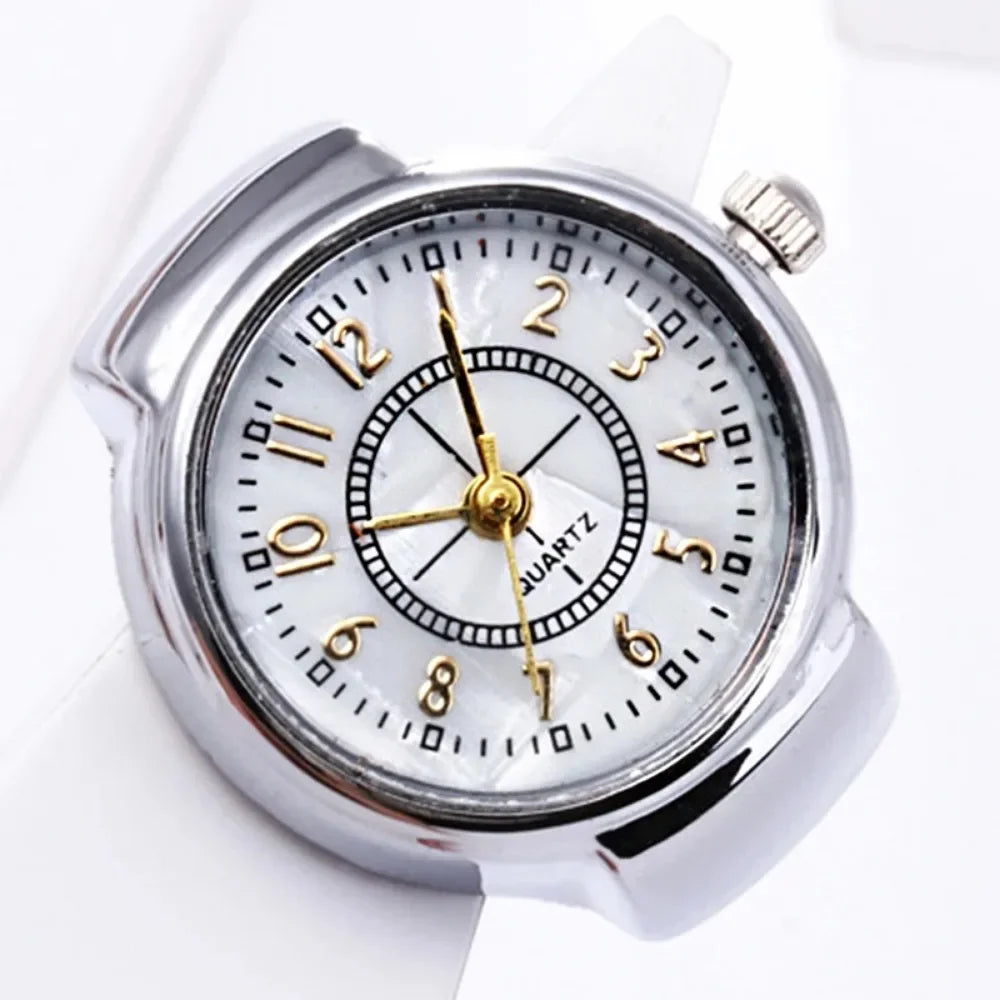 Fashion Rings Finger Watches Fashion Party Quartz Watches Unisex Couple Rings Jewelry Gift Real
